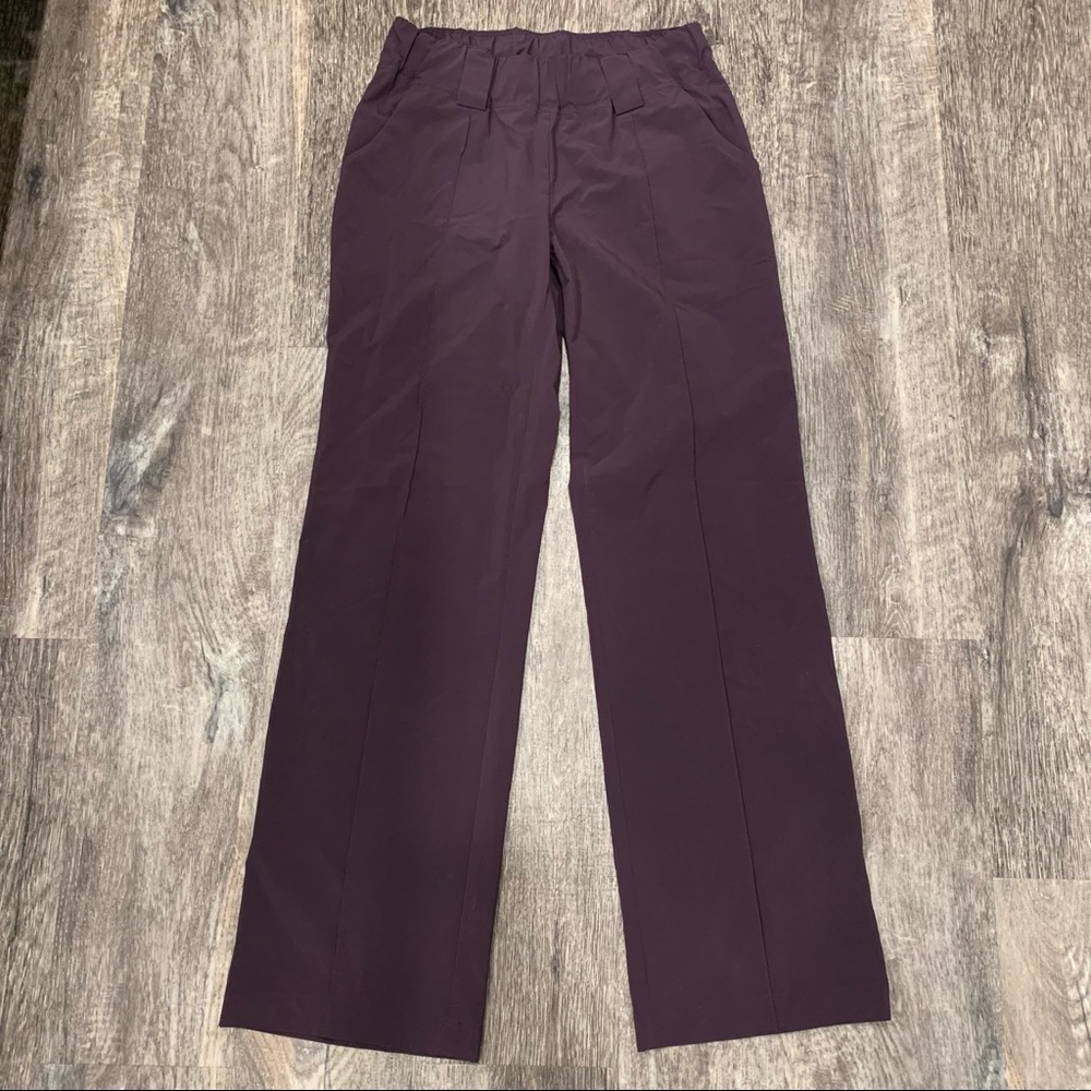 Athleta Destination Wide Leg Purple Pants in Size 8